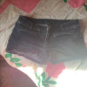 Blue jean shorts